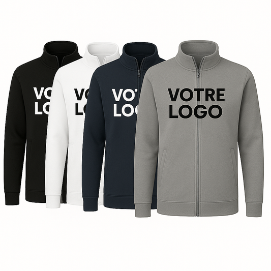 Vestes à zip personnalisable