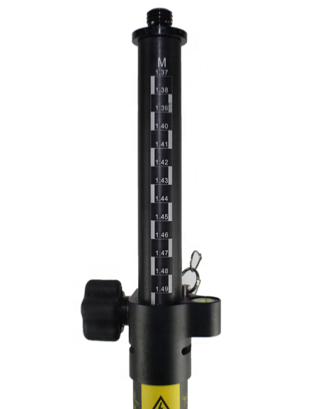 <transcy>Carbon and black aluminum GPS rod 2.6M</transcy>